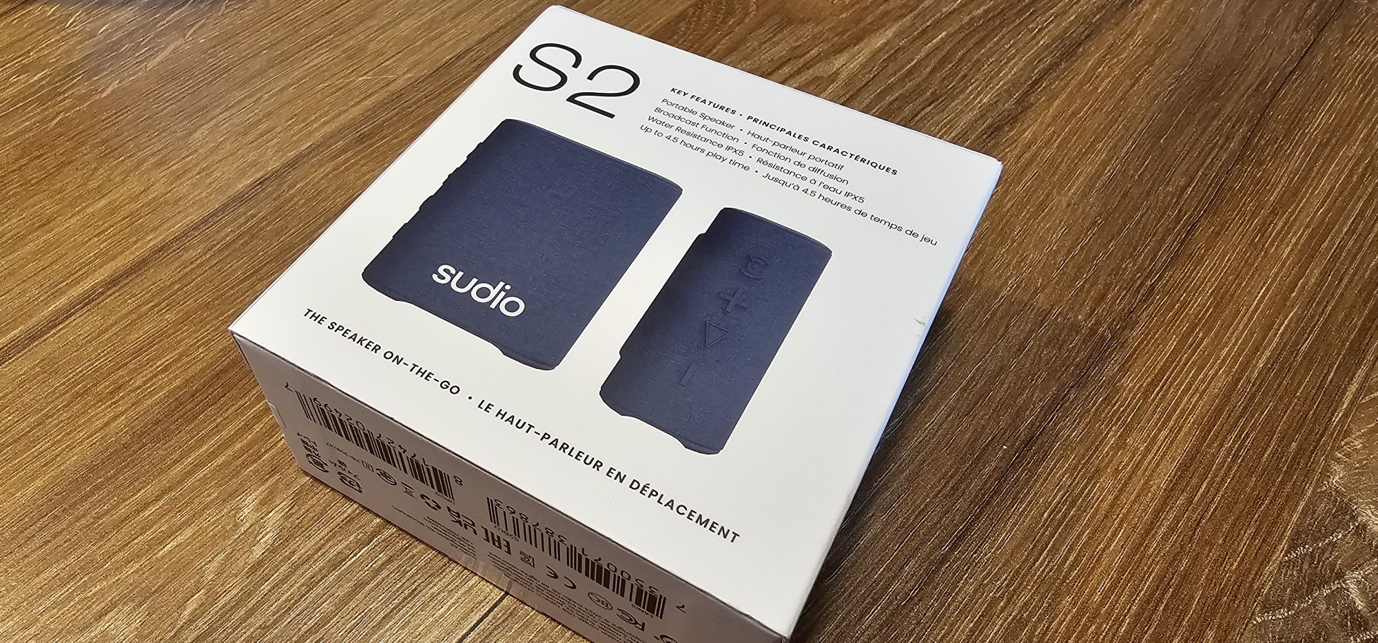 Głośnik bezprzewodowy Sudio S2 czarny bluetooth portable speaker