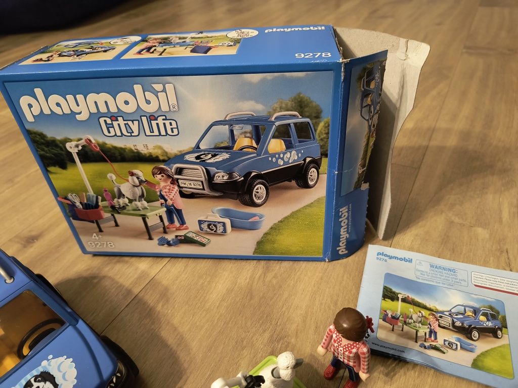 Sprzedam zestaw playmobil 9278 mobilny salon dla psów