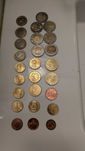 moedas raras de 2€ +/ 1€ +/ 50c +/ 20c +/ 10c +/ 5c +/ 2c +/ 1c