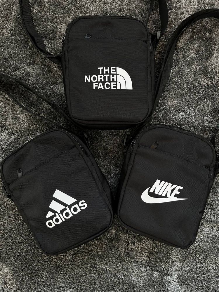 ~Месенджер Nike, Adidas, TNF/сумки через плече , барсетки~