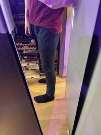 Spodnie super skinny męskie taliowane 30/34 jeansy rurki C&A
