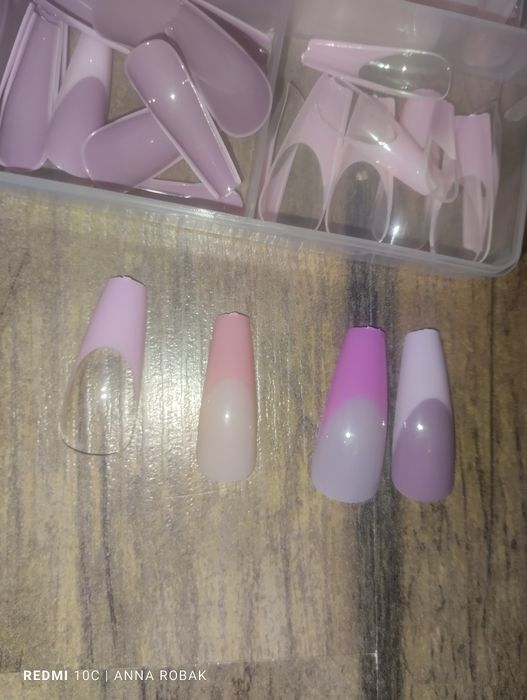 Nowe tipsy trumienki długie