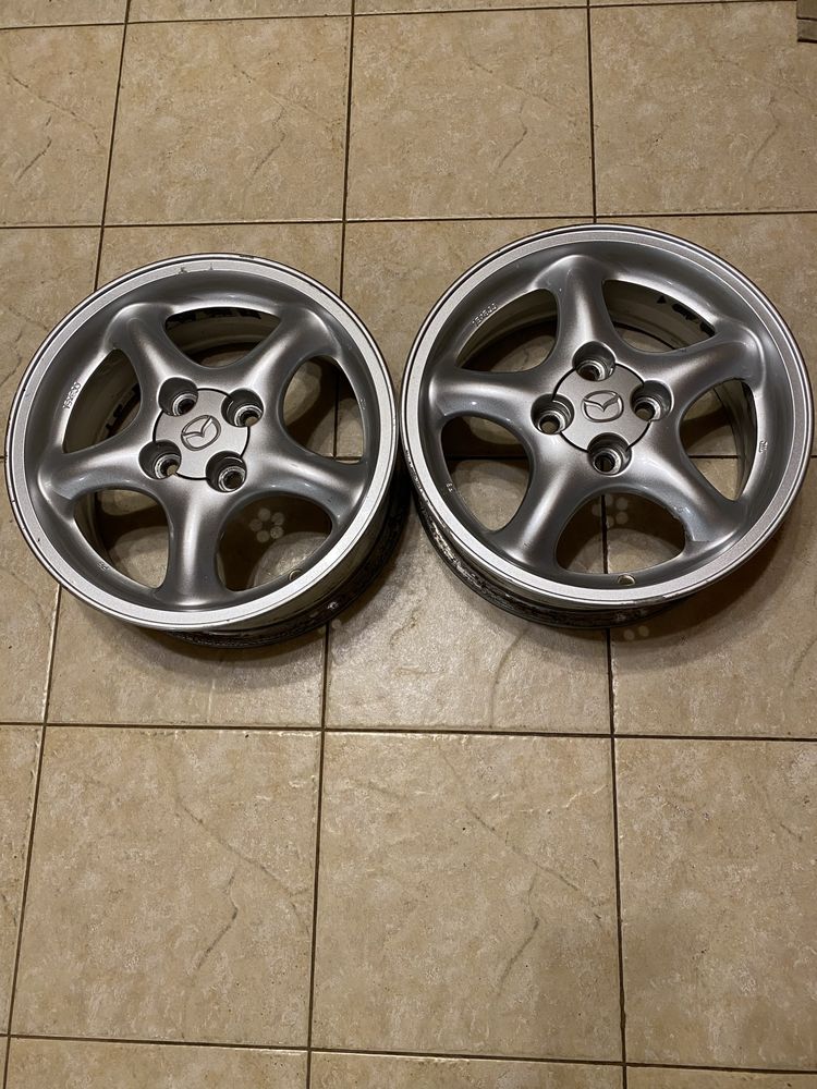 Orginalne felgi 15” Enkei do Mazdy MX-5 drugiej generacji, sztuk 2.