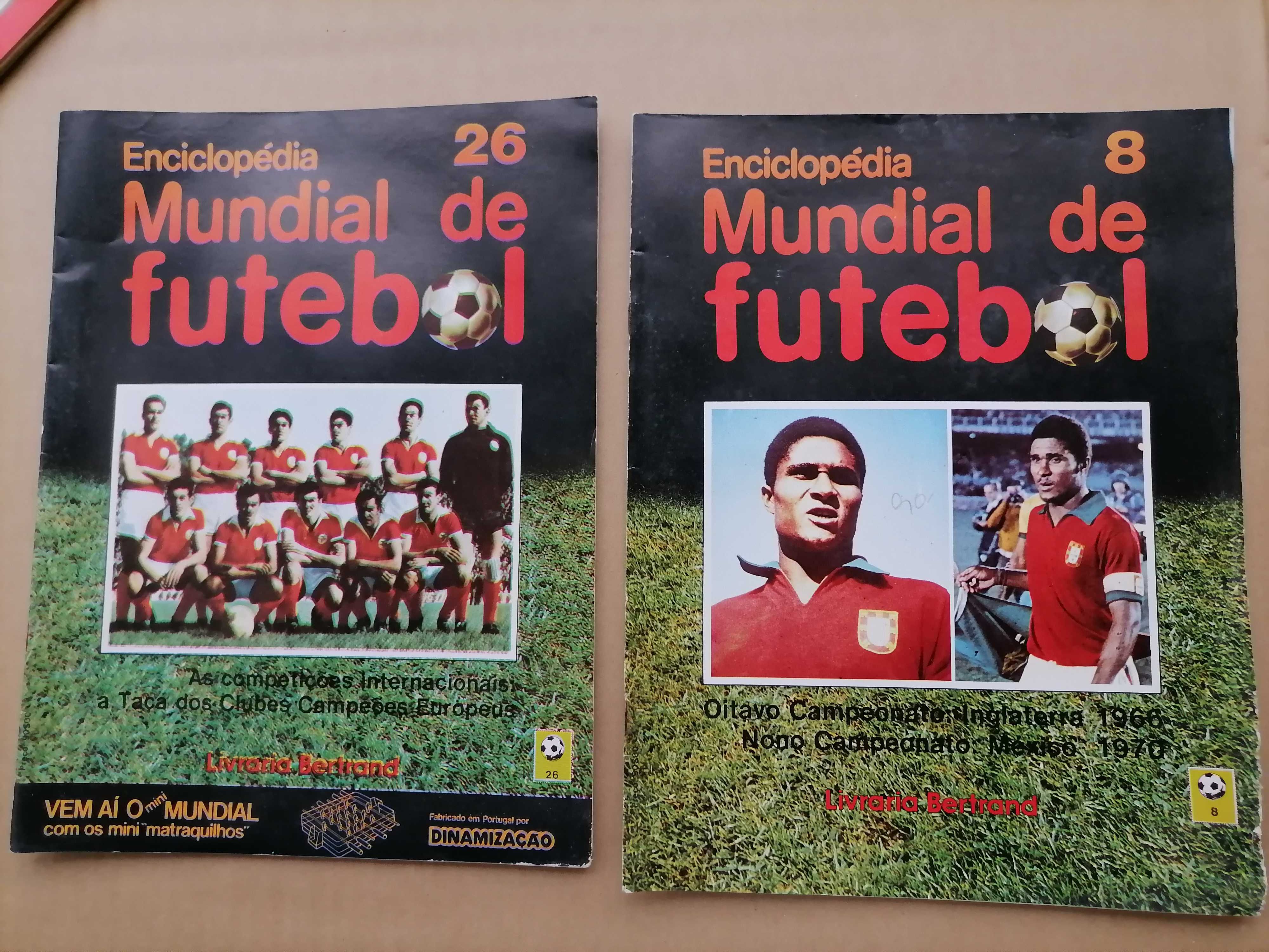 BENFICA Campeão Europeu  Campeonato MUNDIAL 66 Enciclopédia Fascículos