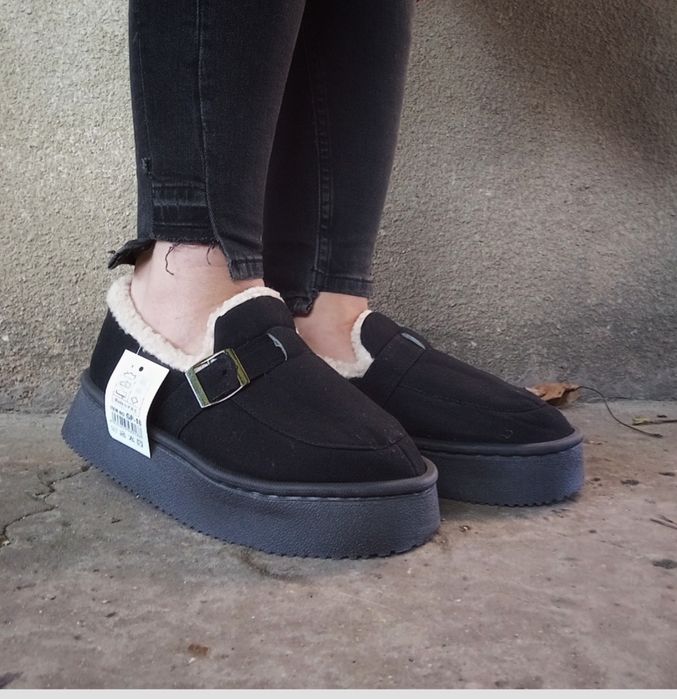 Легкі утеплені лофери- уггі