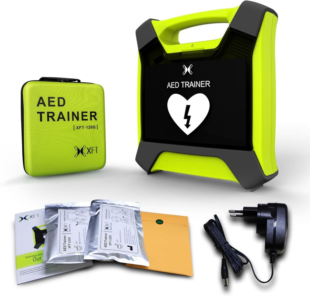 Defibrylator AED treningowy XFT 120G z opaską CPR