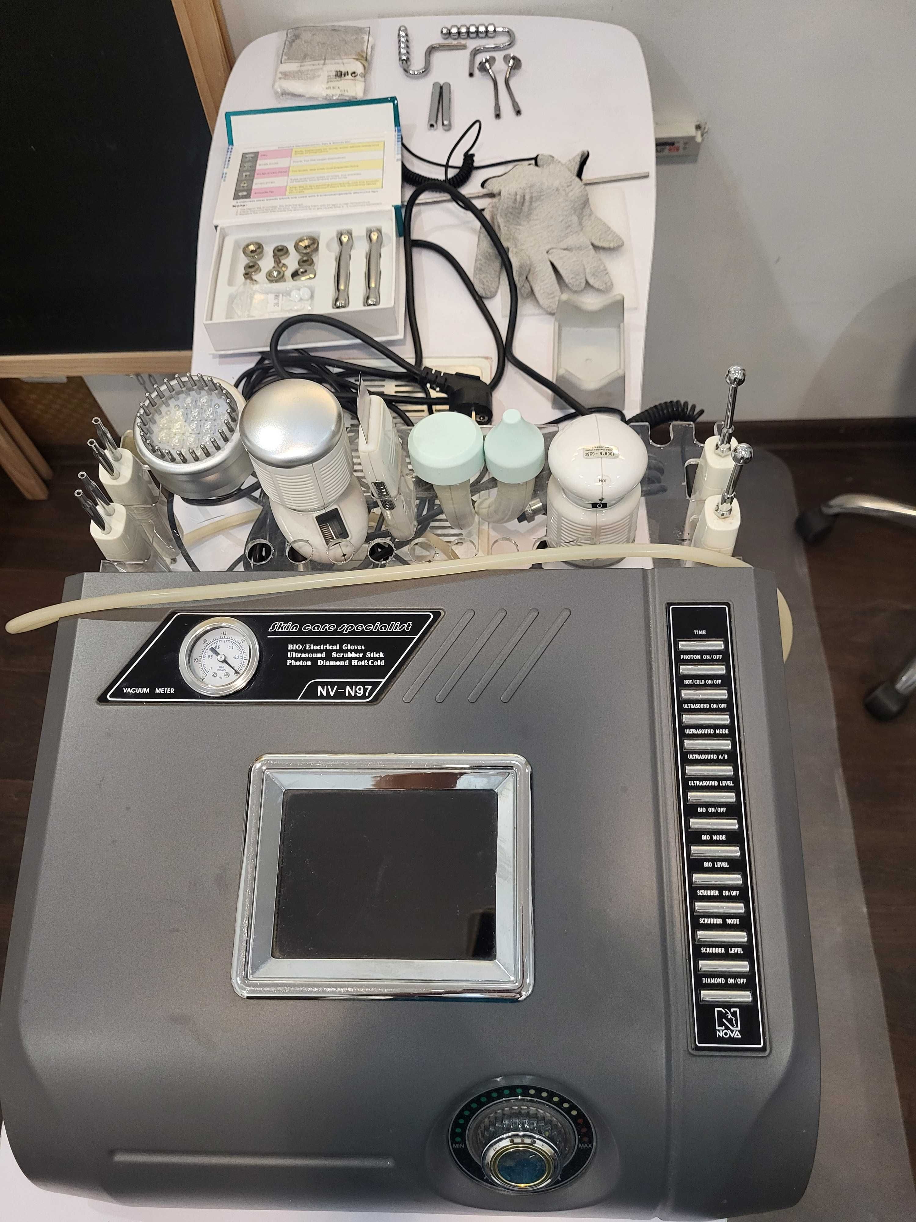 Kombajn Kosmetyczny 6w1: Mikrodermabrazja,Kawitacja,Sonoforeza,BioLift