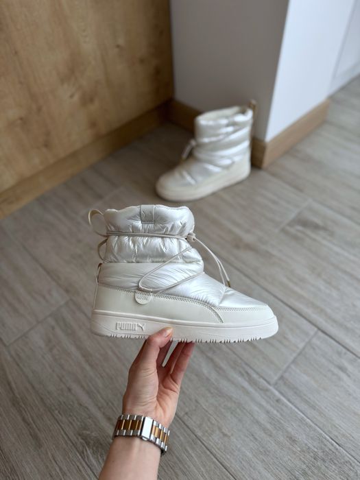 США! Зимові жіночі кросівки Puma Snowbae Patent 393931-02 Оригінал! 40