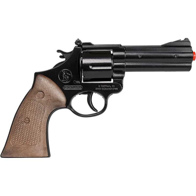 Pistola de policia metal de fulminantes 12 tiros 26,5x4x15cm