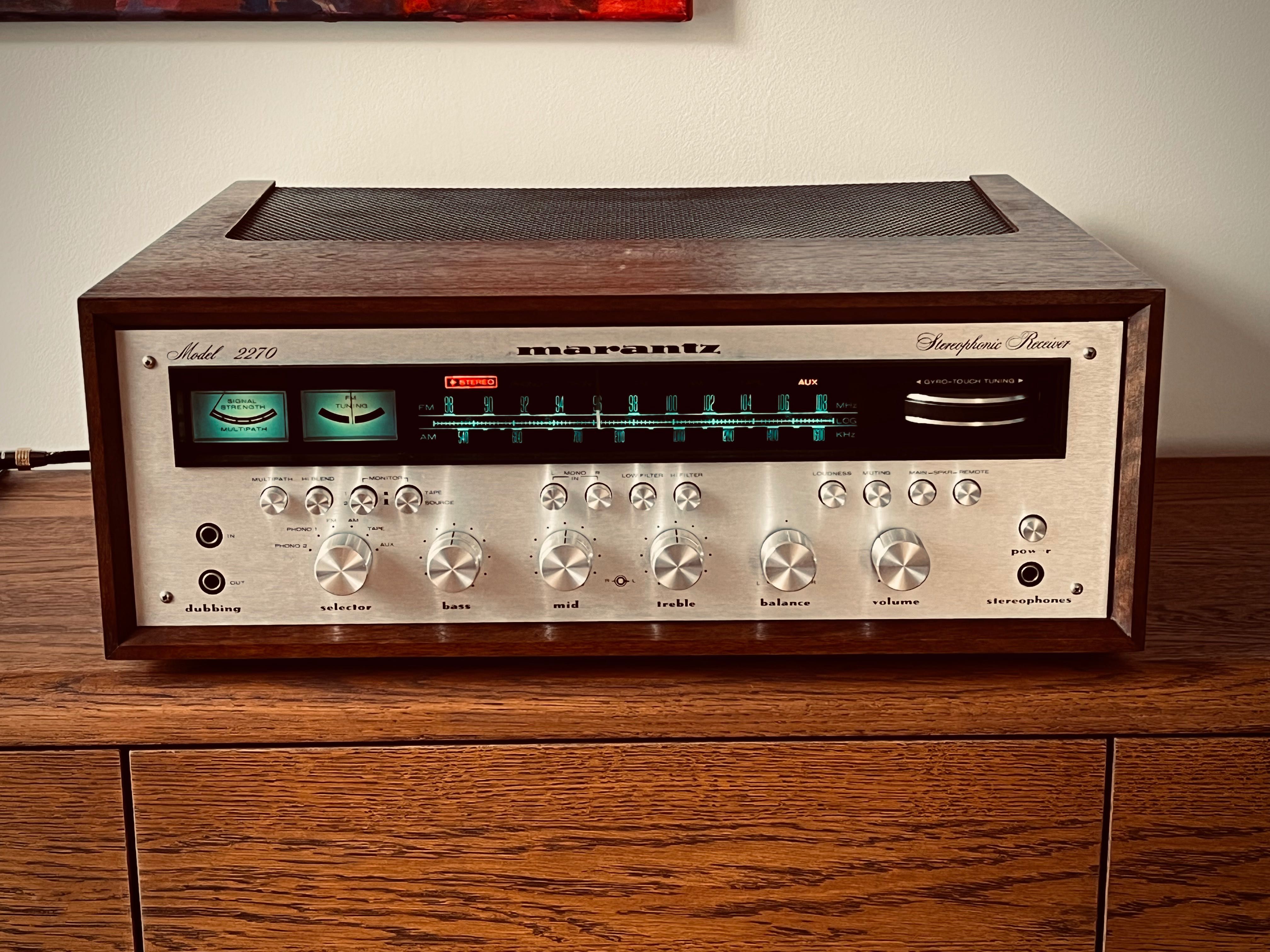 Amplituner Marantz 2270 Oryginał 1974r. "Lampowy" Tranzystor!