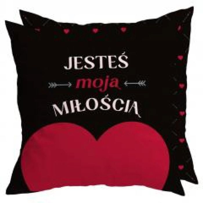 Poduszka na Walentynki Jesteś moją miłością oprawa: folia