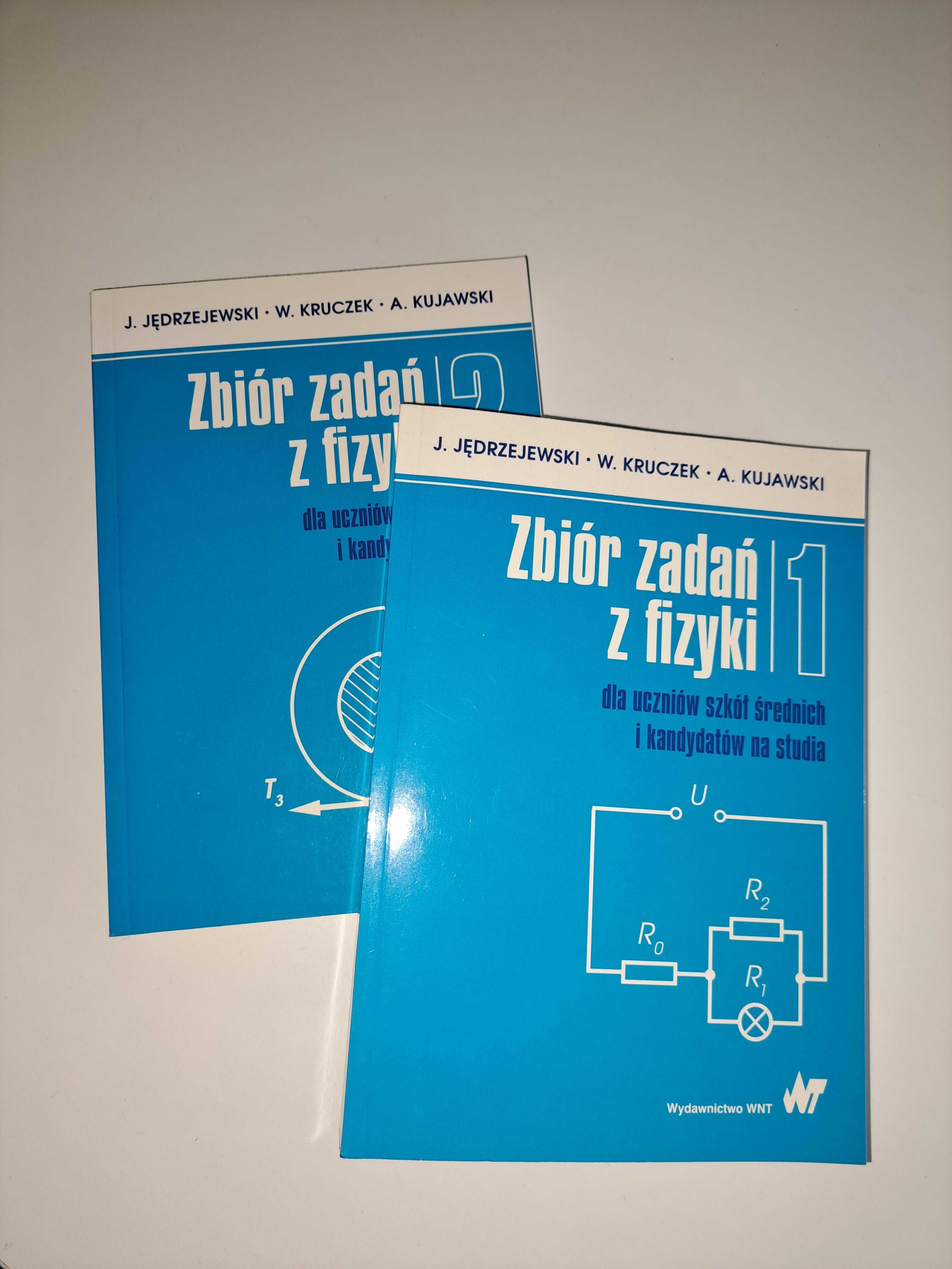 Zbiór zadań z fizyki J. Jędrzejewski , W. Kruczek tom 1 i 2