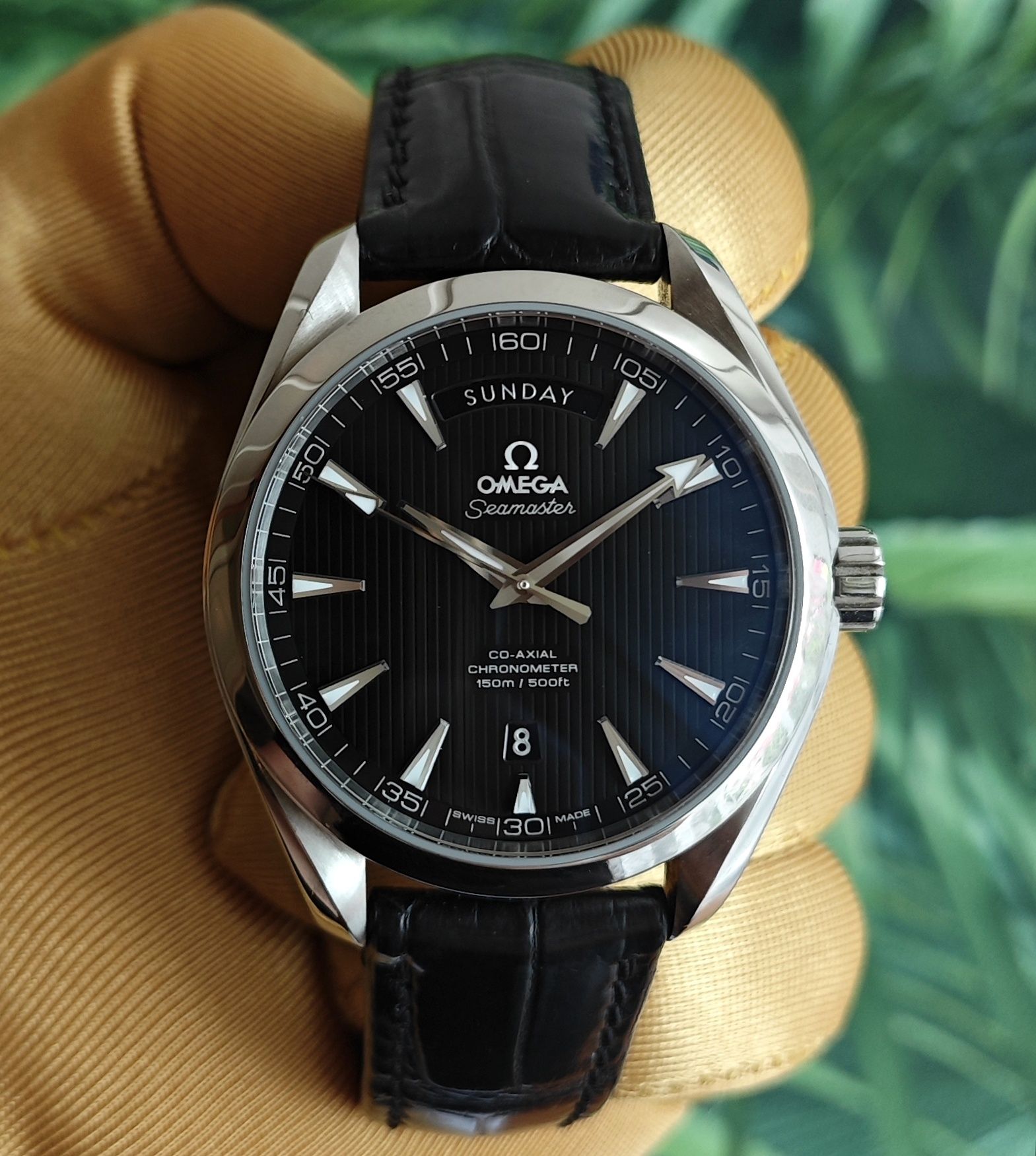 Omega Seamaster Aqua Terra Full Set zegarek męski planet speedmaster