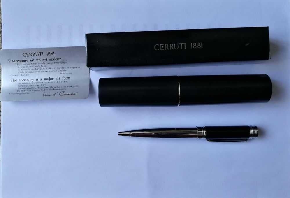 Esferográfica Cerrutti 1881 NOVA • estojo completo + a caneta • prenda