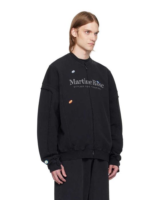 Куртка Martine Rose Zip Up Track Jacket Black