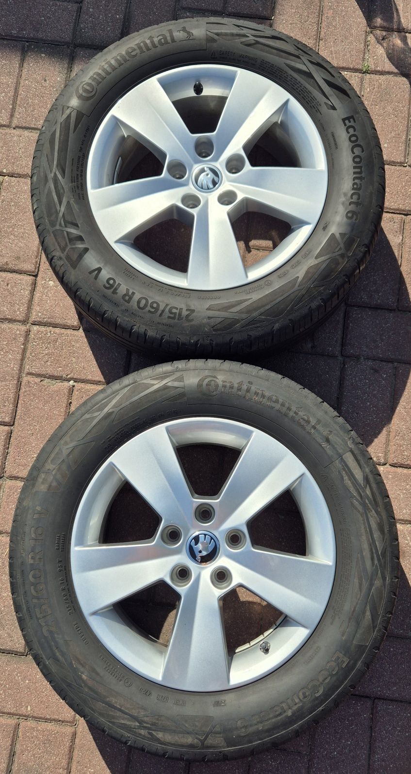 Oryginalne Koła Felgi Aluminiowe Skoda 16" 5x112 ET41