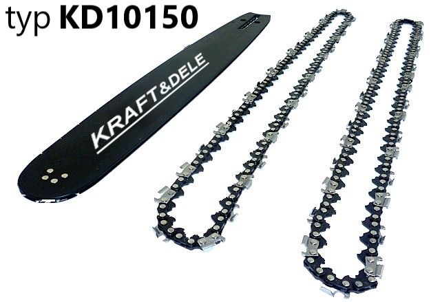 Prowadnica 18"/45cm + 2 łańcuchy 1,5mm 3/8 72 ogniw łańcuch do piły