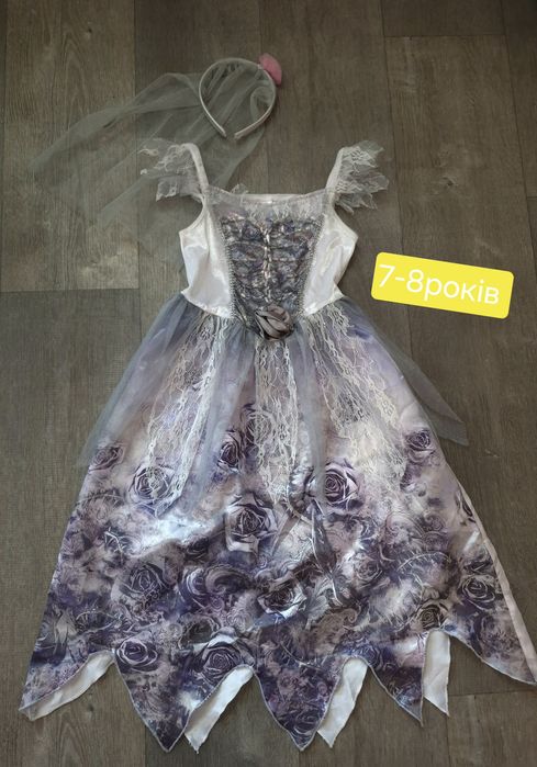 Костюм на хелловін для дівчинки скелет,відьма,вампір