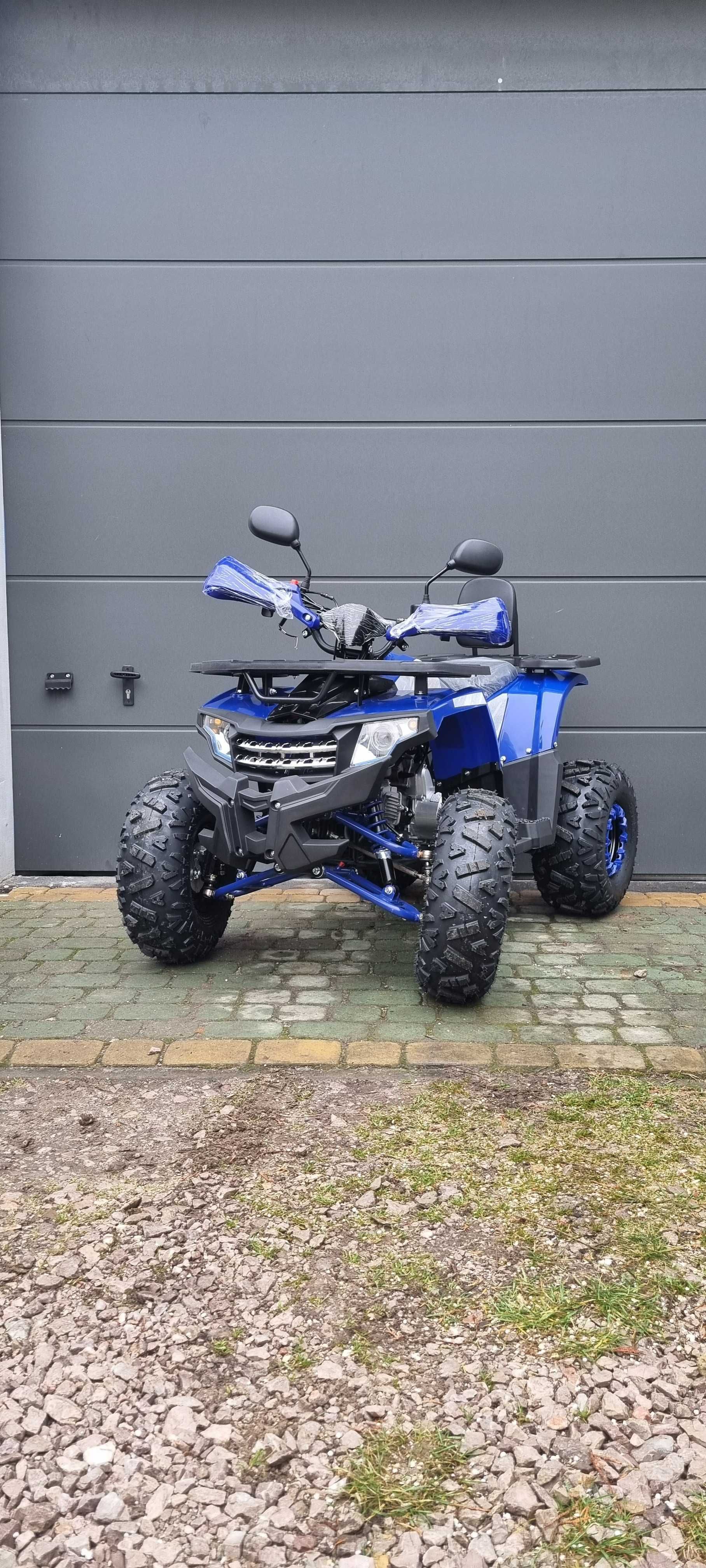 Quad HB-ATV125F KOŁO 8" X-TREM Niebieski