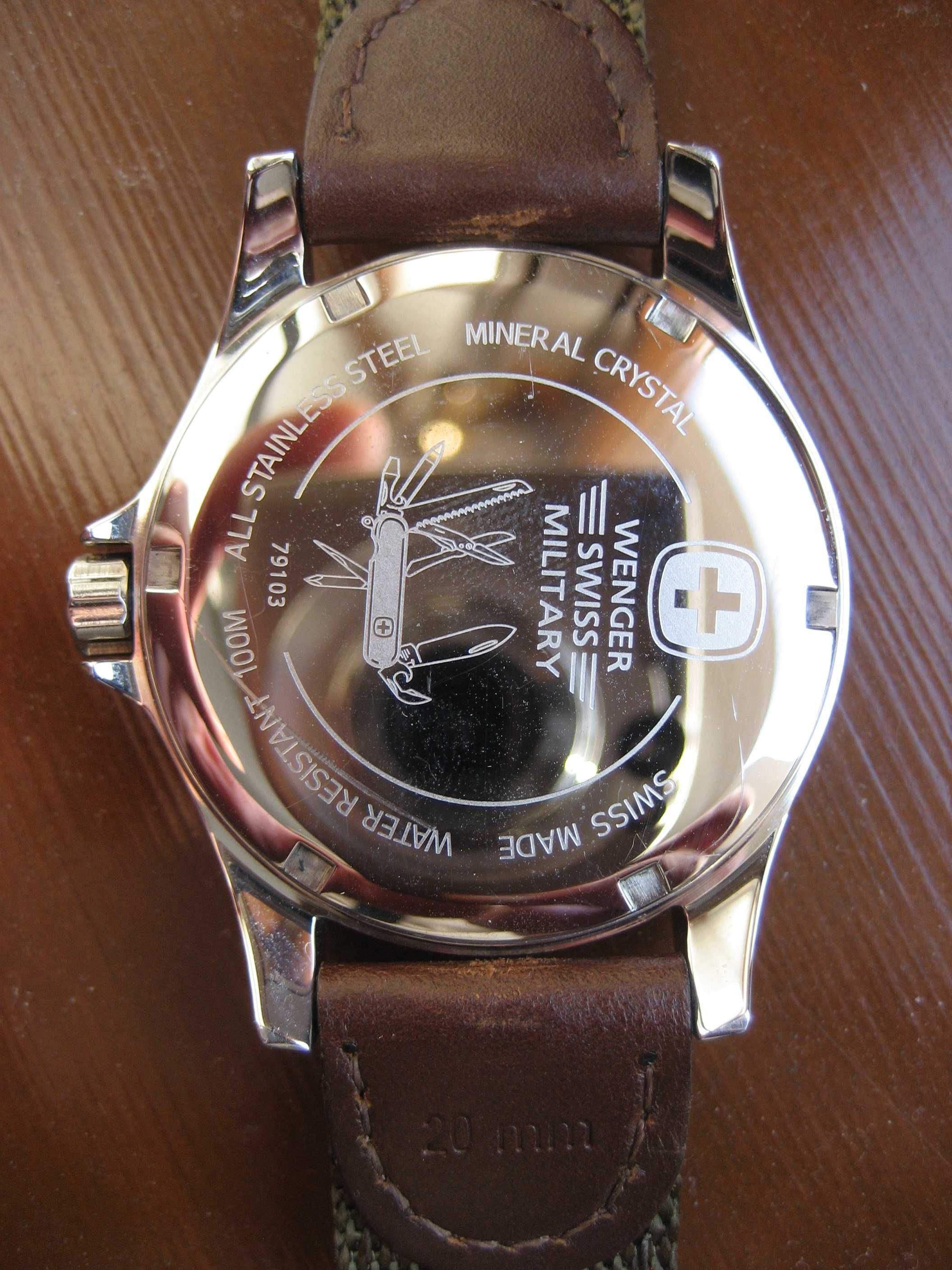 Szwajcarski zegarek Wenger militarny model 79103 nowy