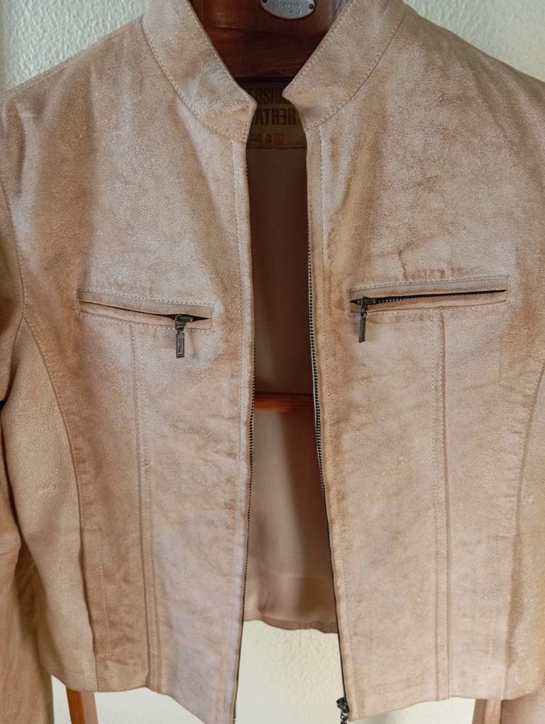 Blusão pele L Bershka