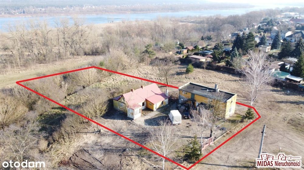 Dom parterowy z widokiem na Wisłę