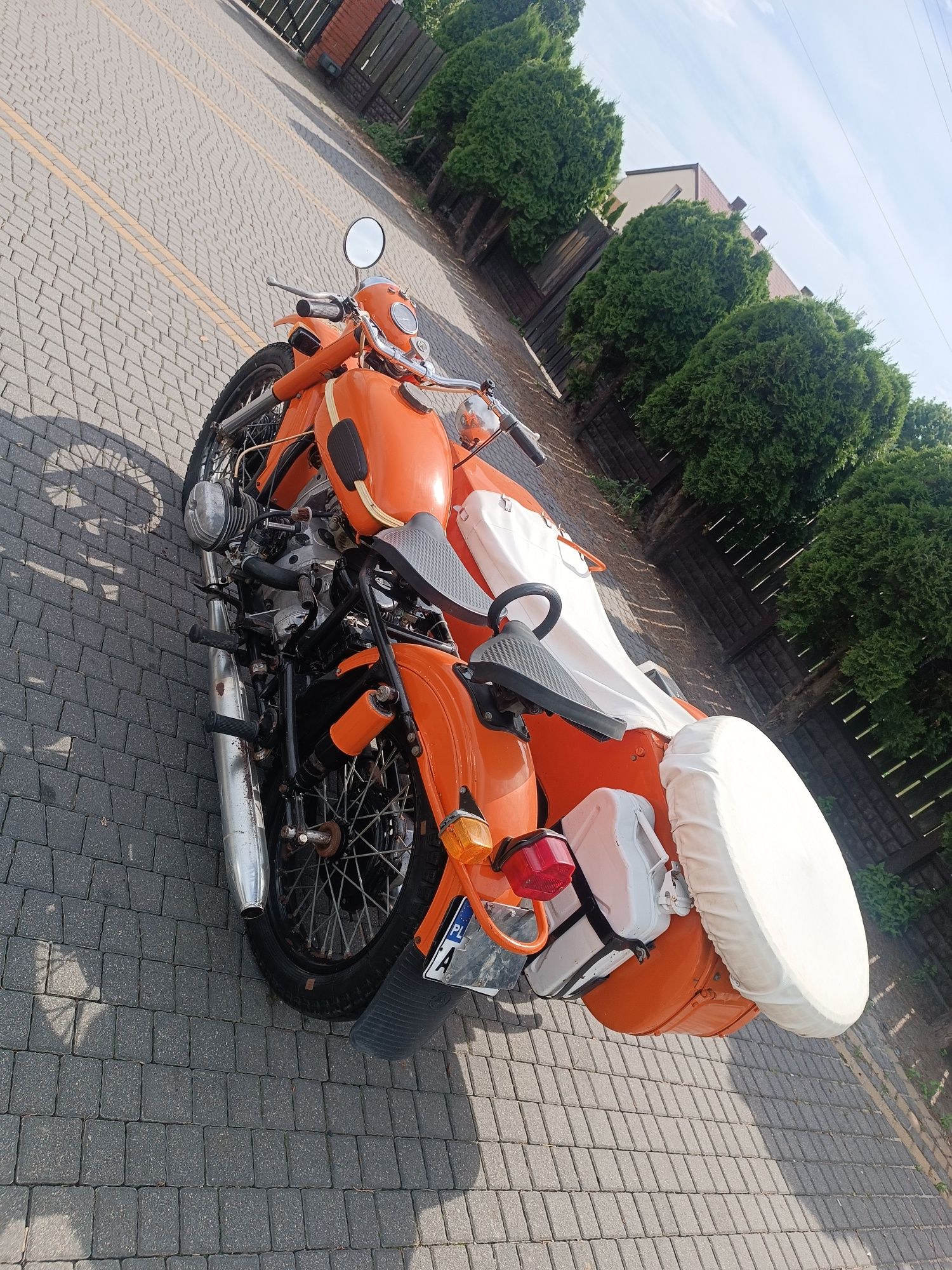 Ural 650 z koszem Dniepr mw k650 zamiana zamienię motocykl quad cross