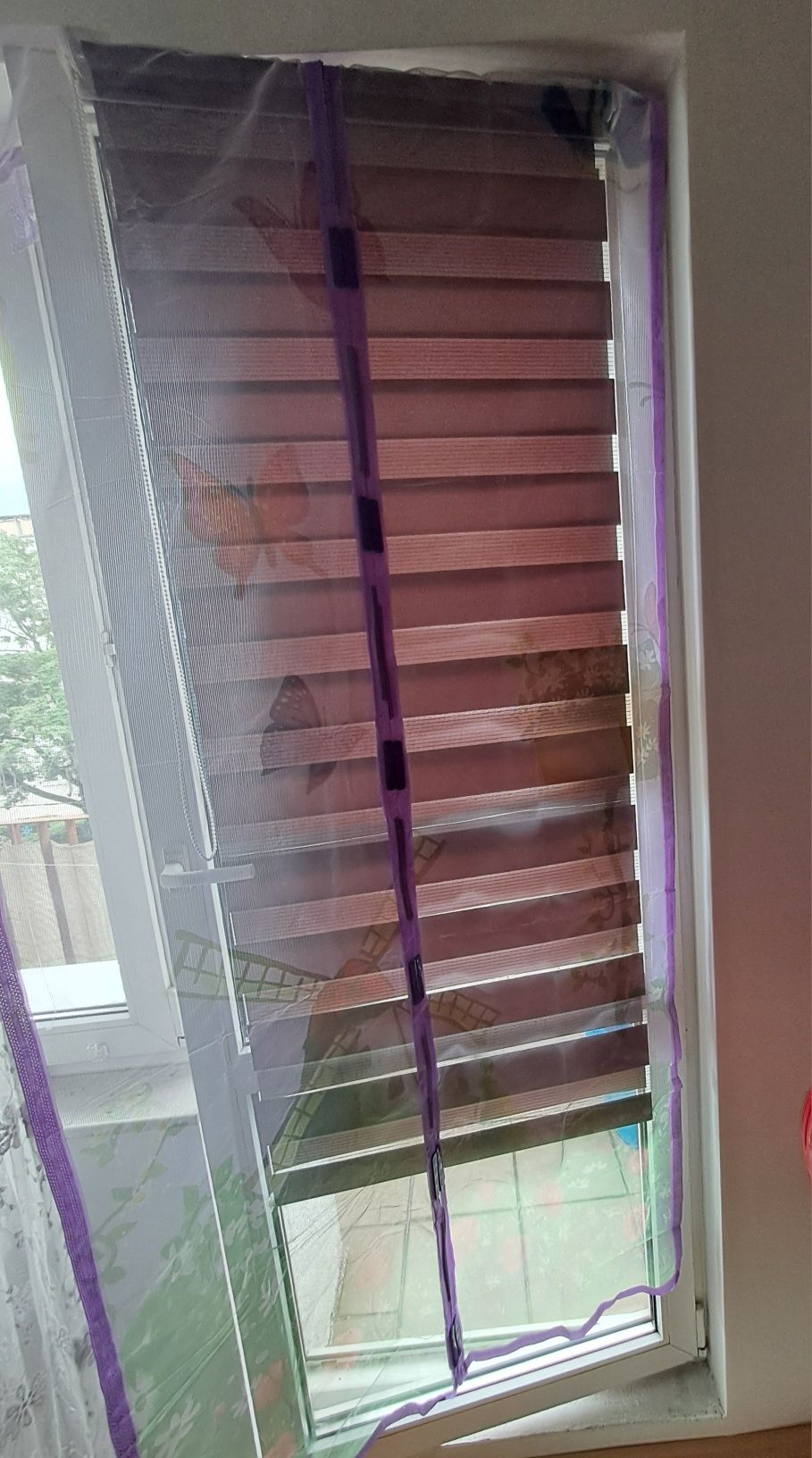Moskitiera magnetyczna balkonowa przeciw owadom r. 90x210