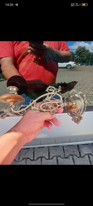 2 подсвечника для пианино Канделябер