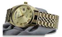 Złoty zegarek męski 14k 585 Geneve mw013ydg&mbw019yo Wrocław biżuteria