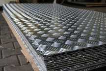 Blacha ryflowana aluminiowa, aluminium 2,0x1000x2000 BYTOM
