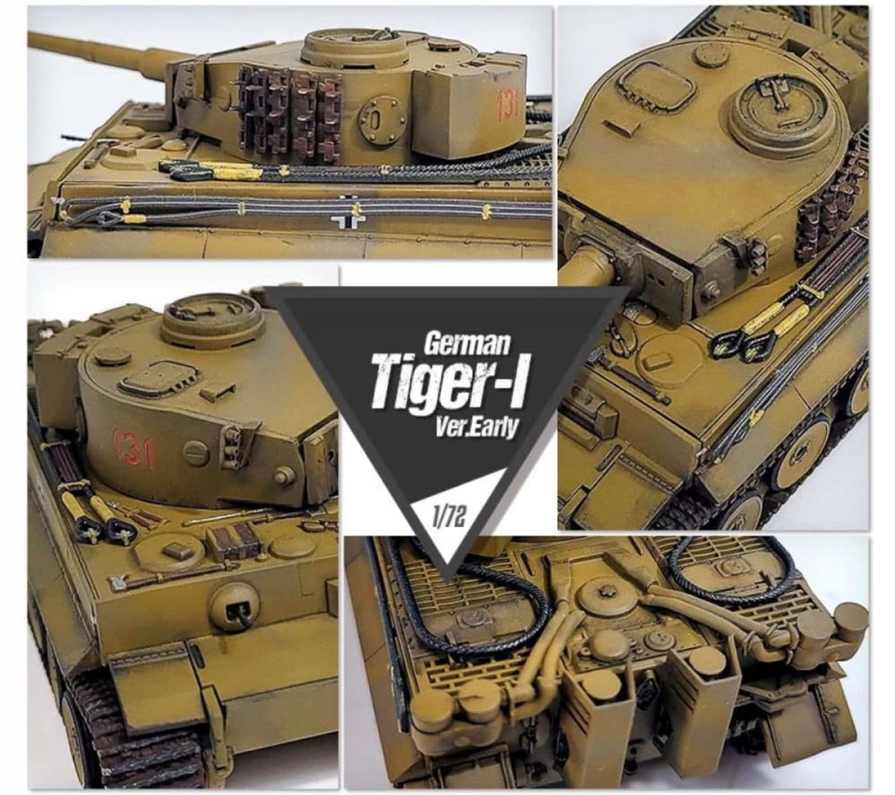 Academy 13422 Czołg do sklejenia Tiger 1 Ver Early
