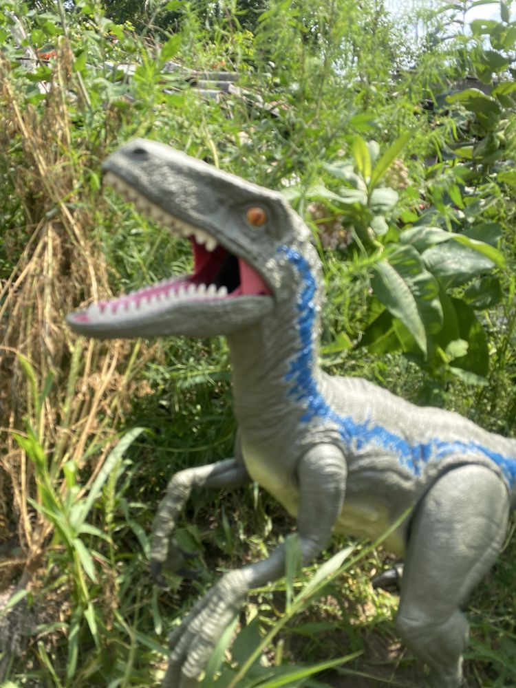 Jurassic World falen kingdom Mattel Велоцираптор Блю 107 см