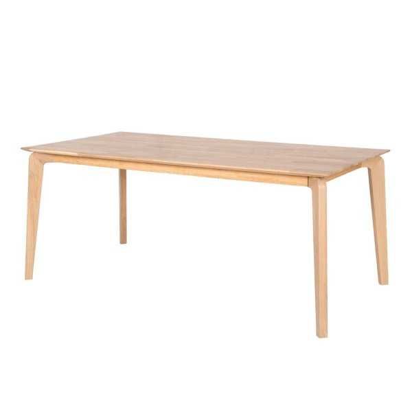 Stół z litego drewna Salida wykonany z olejowanego dębu 140x90cm