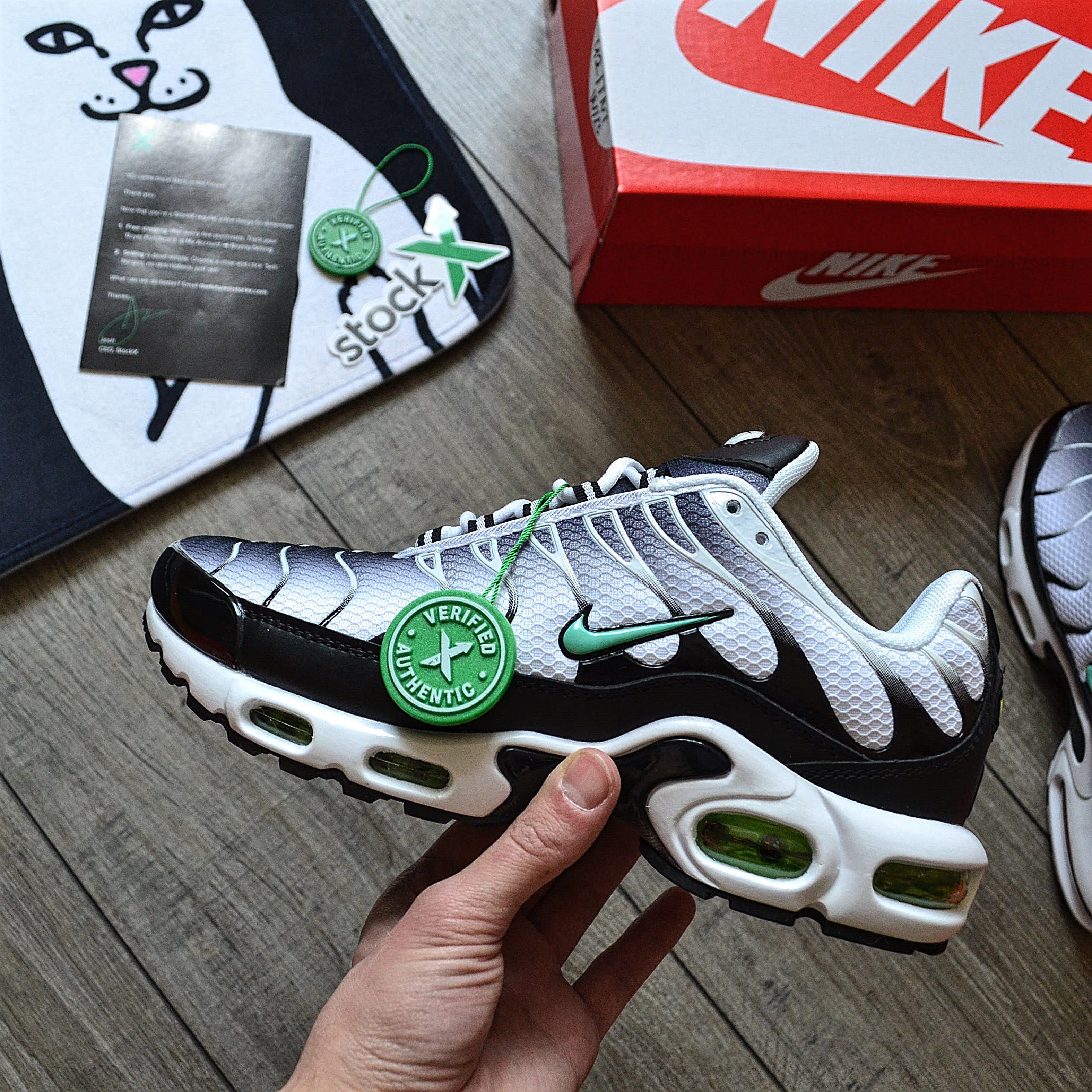 Мужские кроссовки Nike Air Max Plus Tn 'White Black Mint Green Homme'