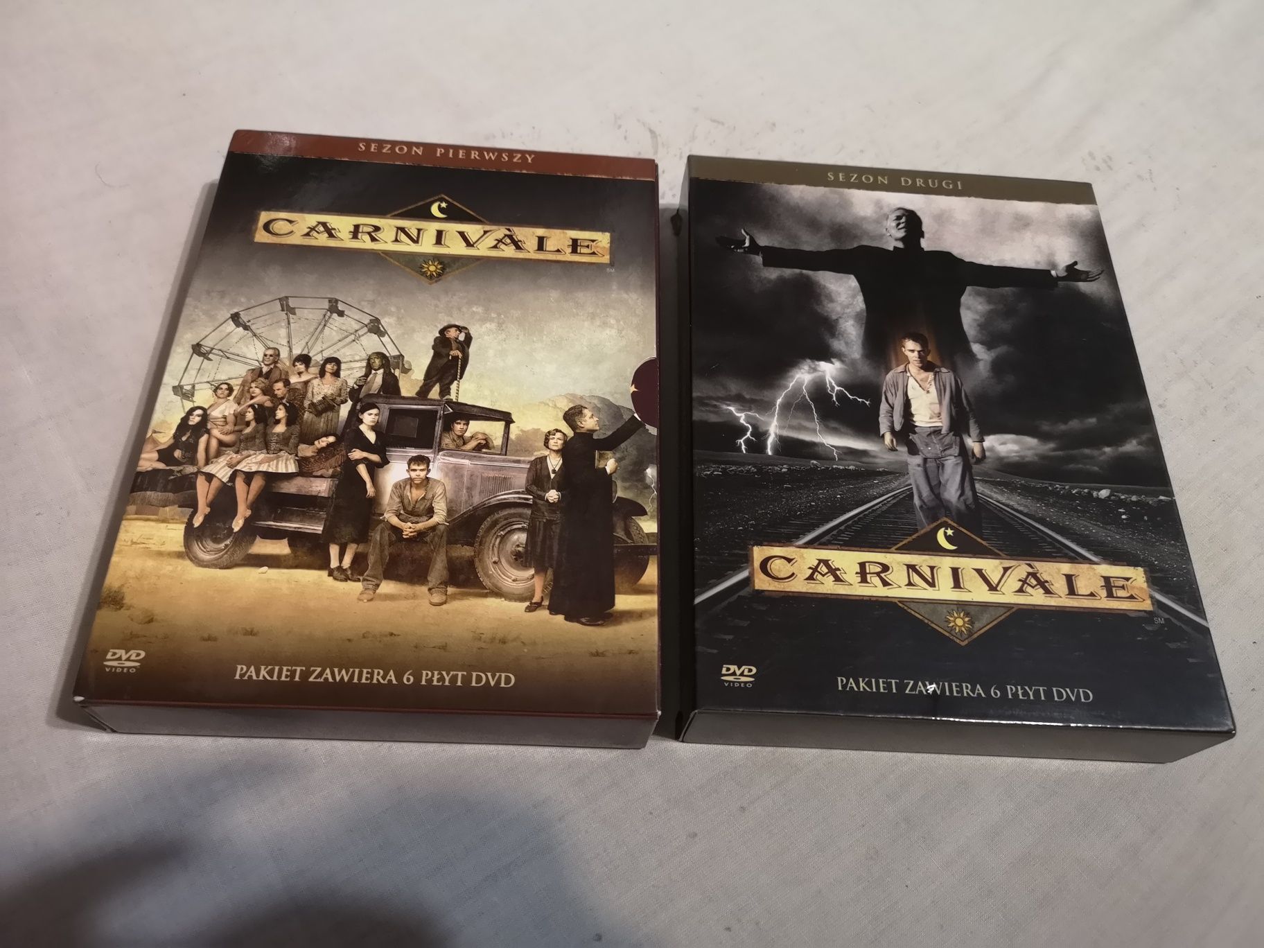 DVD The Carnivale sezon 1 i 2 wydania polskie unikat