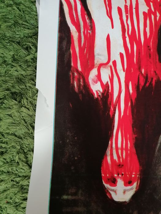 Aleksandra Waliszewska - ogród - uszkodzona litografia