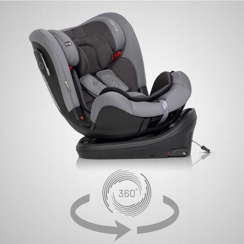 VIP Fotelik Samochodowy Convert 360° RWF ISOFIX 0-36KG Nowy (F08)