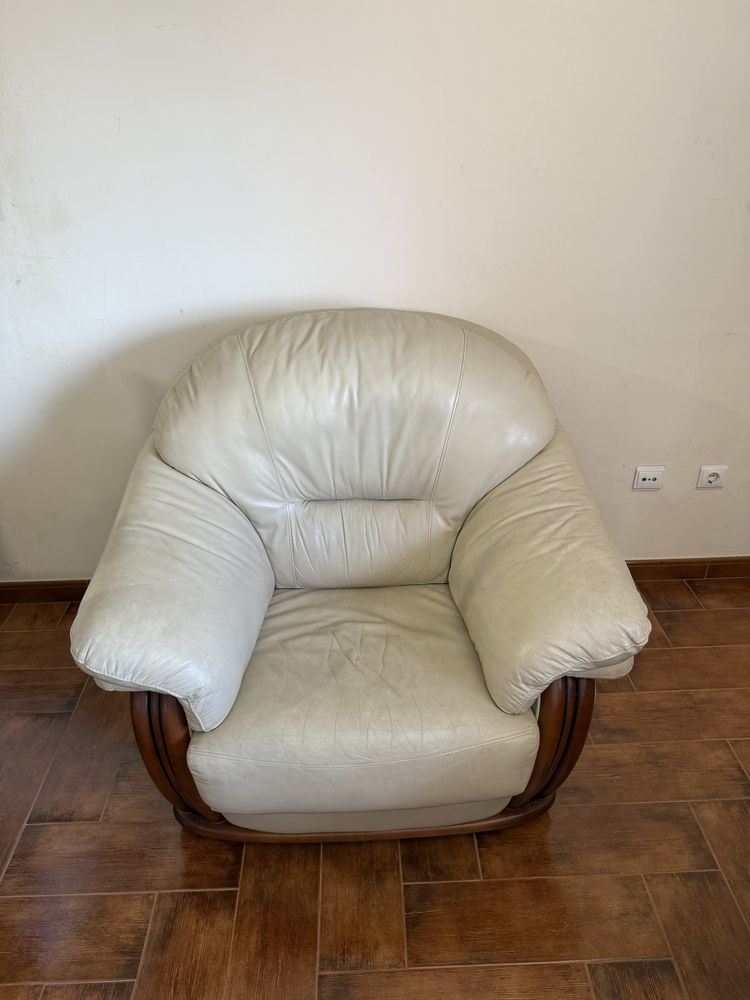 2 sofas beges usados