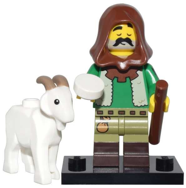 Lego Minifigurka Seria 25 - 71045 - Pasterz z kozą - NIEOTWIERANA