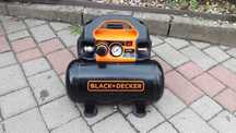 6 litrowy Przenośny Kompresor / Sprężarka bezolejowy Black&decker