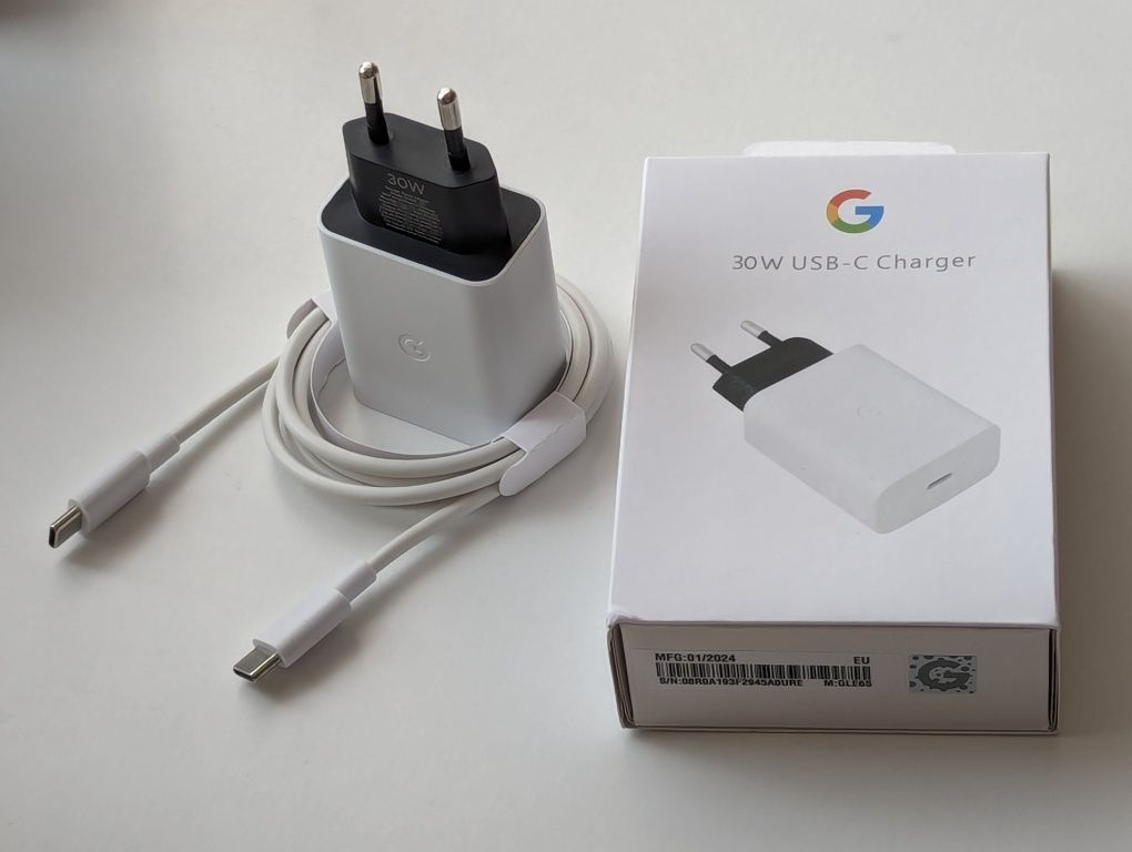 Google 30W Оригінальний блок зарядки та кабель