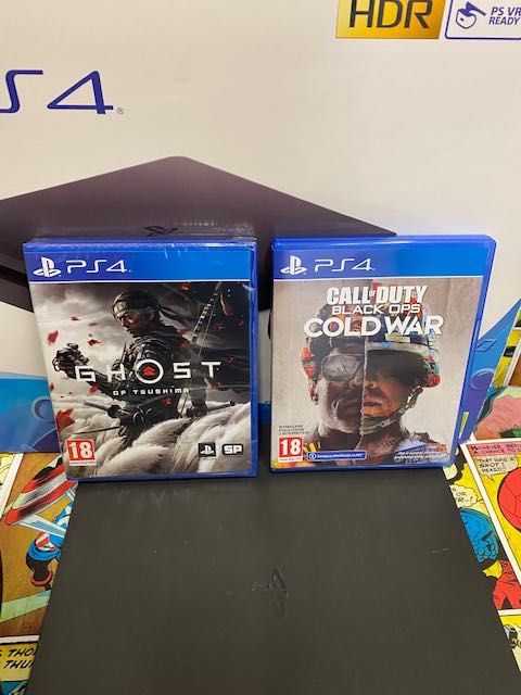 Sony Ps4 slim 1tb+2x Gra Ghost of Tsushima+COD Cold War+Gw12m Szczecin