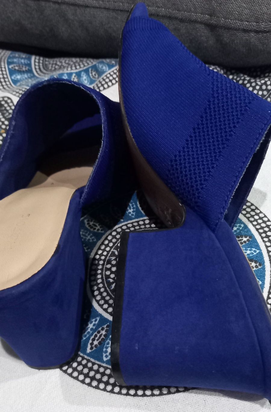 Sandálias, de malha, azul Royal, da Parfois