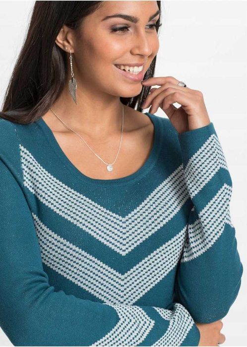 Śliczna Zielona Sukienka Wiskoza Ołówkowa Wygodna 32-34 S-XS Bon Prix