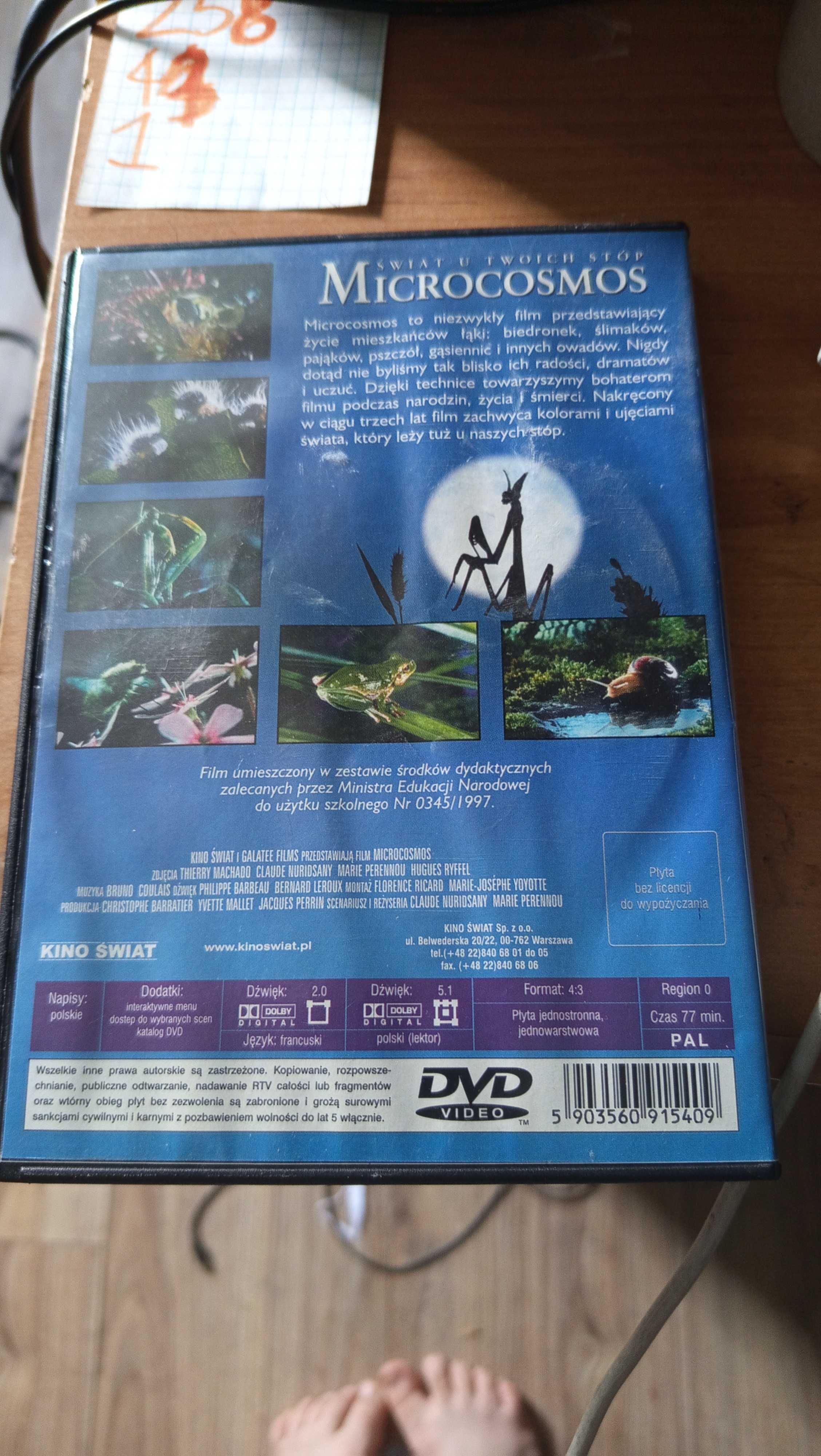 Mikrokosmos na DVD