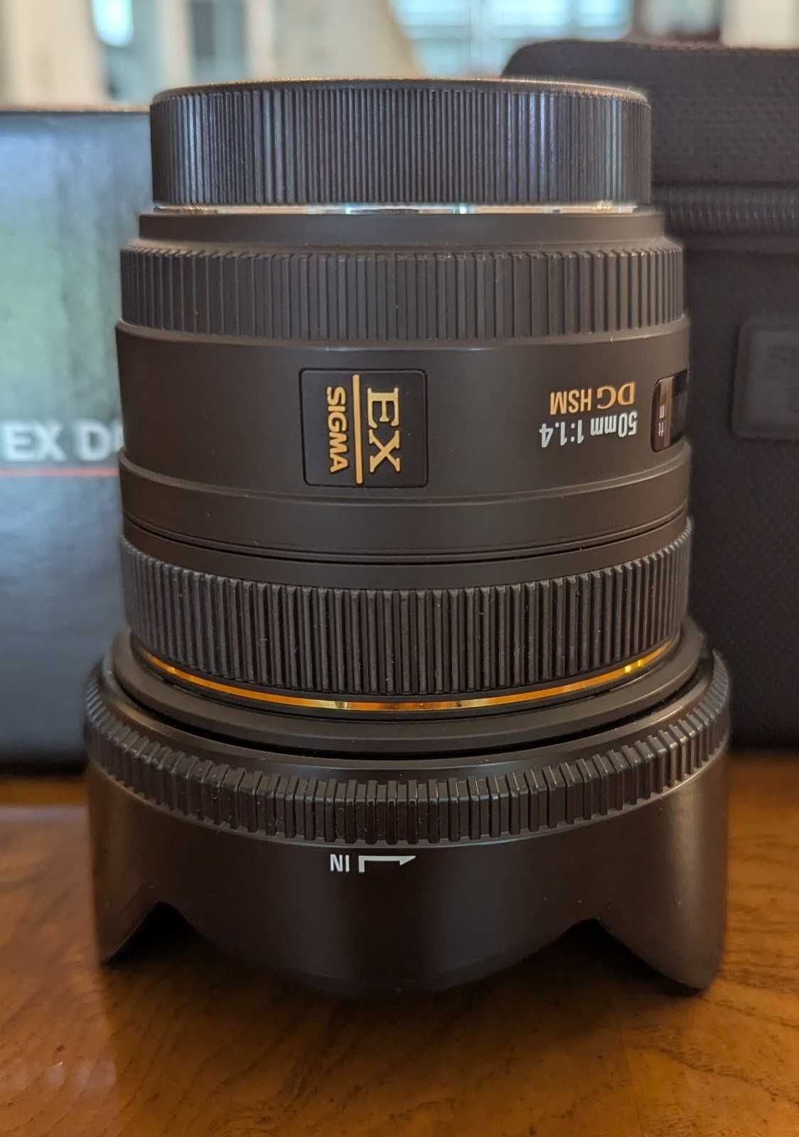 СТАН 9.9/10! FULL SET! Об'єктив Canon Sigma 50mm f1.4 EX DG Портретник