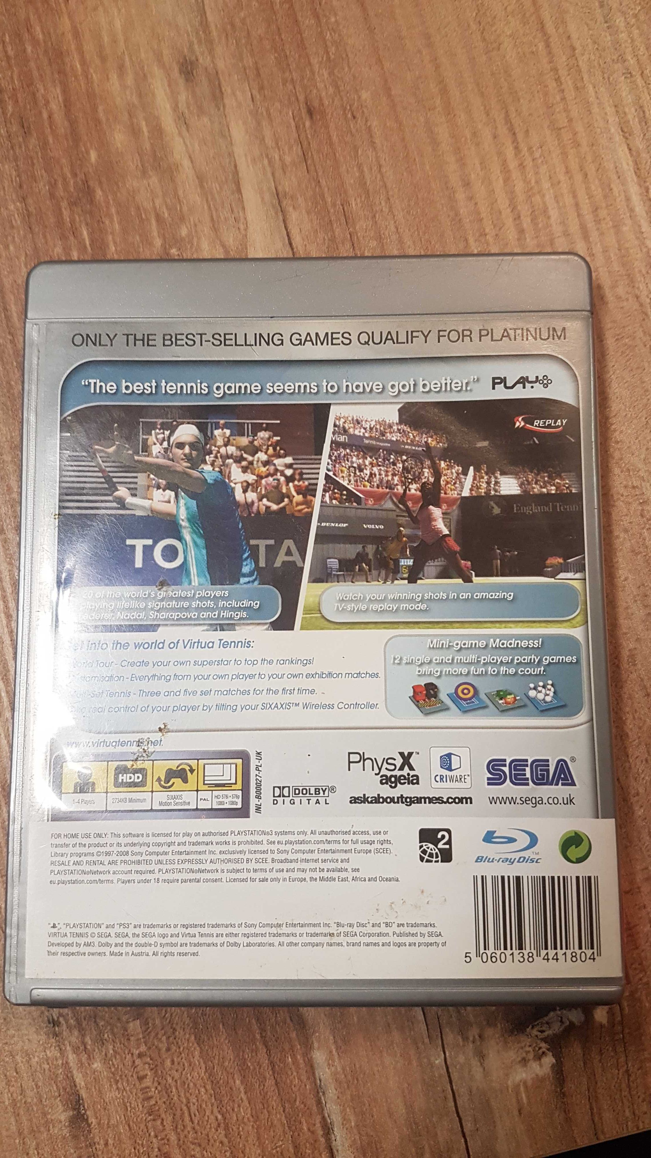 Virtua Tennis 3 PS3 Sklep/Wysyłka/Wymiana