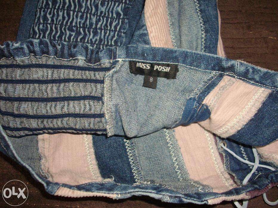 Gorset (bluzeczka) jeansowy