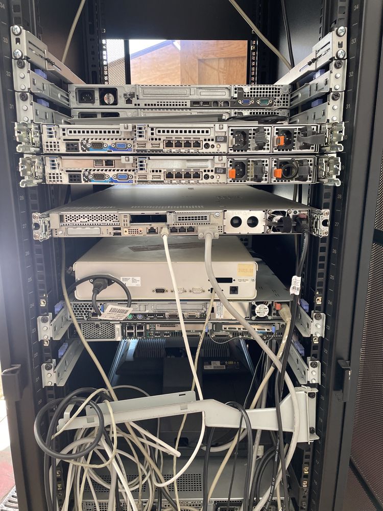 Serwerownia serwer hp dl360 g10 IBM szafa Dell Adax Koźle